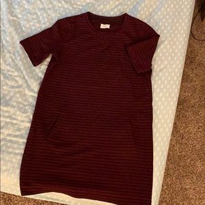 Red and black striped dress! 🎉